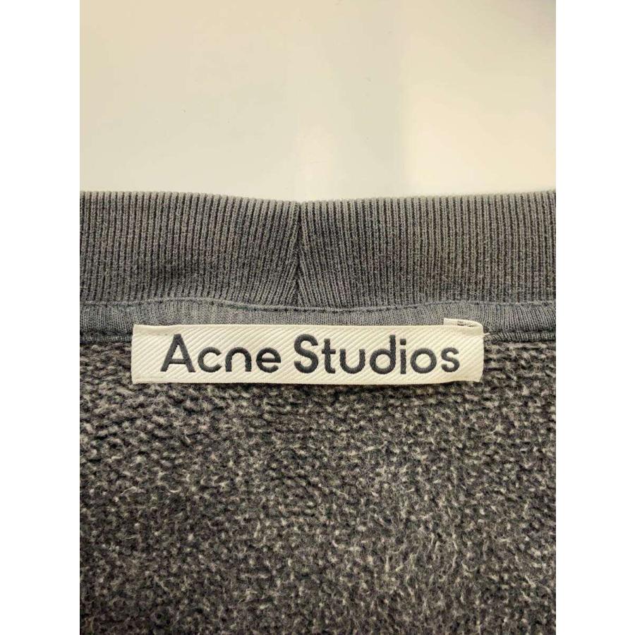 Acne Studios(Acne)◆ウォッシュドクルーネックセータースウェット/スウェット/L/コットン/BLK/FN-UX-SWEA000017//_2
