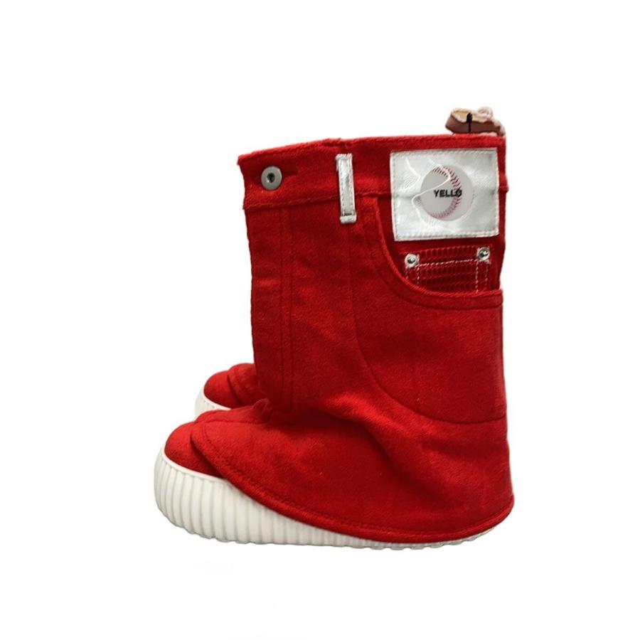 YELLO◇BASEBALL CLUB SHORT BOOTS/チャーム付き/M/RED : セカンド