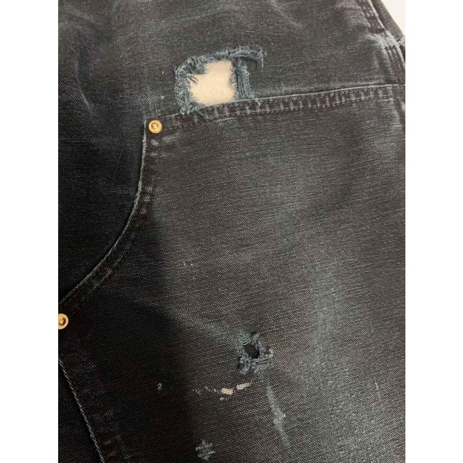 Carhartt◇USA製/ダブルニー/ペインターパンツ/36×30/コットン/BLK