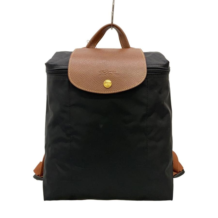 ロンシャン Longchamp ルプリアージュ リュック　ブラック LONGCHAMP◇リュック/ナイロン/BLK/ルプリアージュ(6)/ブラック