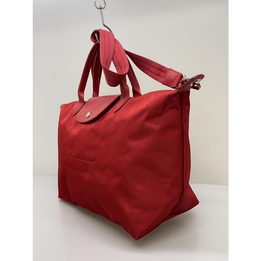 LONGCHAMP ロンシャン 2way ボストンバッグ 大容量 ナイロン LONGCHAMP◇2way大トートバッグ/ナイロン/RED/ルプリアージュ(2