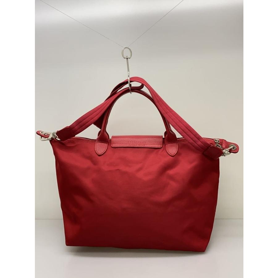 LONGCHAMP◇2way大トートバッグ/ナイロン/RED/ルプリアージュ(2