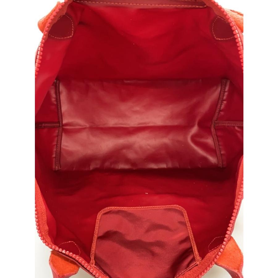 LONGCHAMP◇2way大トートバッグ/ナイロン/RED/ルプリアージュ(2 
