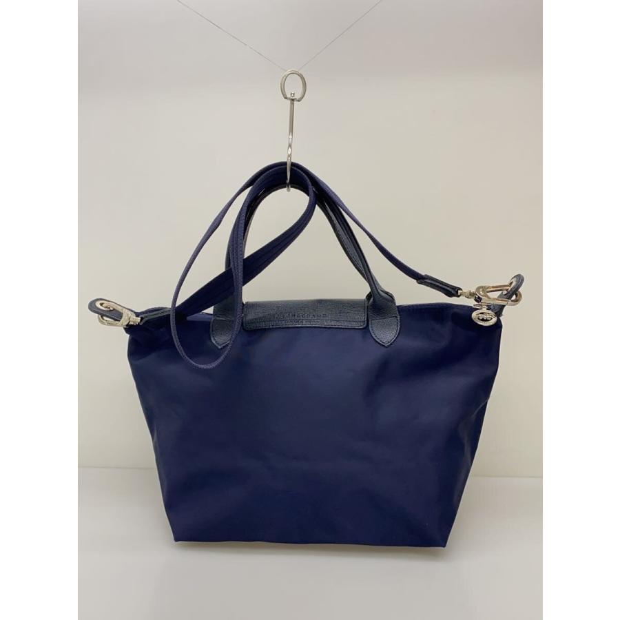 LONGCHAMP◆2way中トートバッグ/ナイロン/NVY/ルプリアージュ(7)/ネイビー_2
