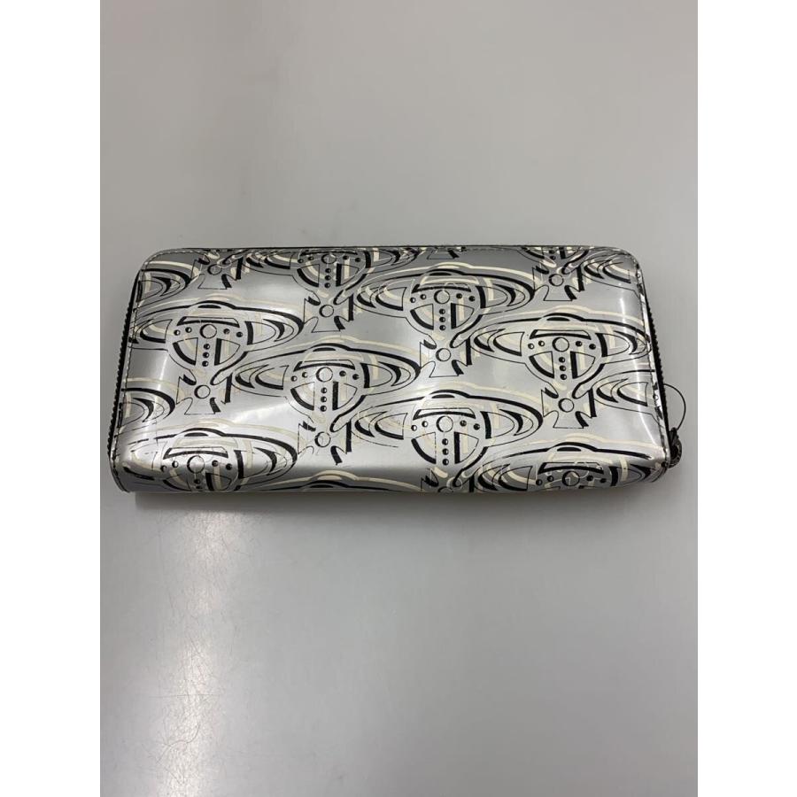 Vivienne Westwood◇ラウンド長財布/エナメル/SLV/総柄/レディース(6