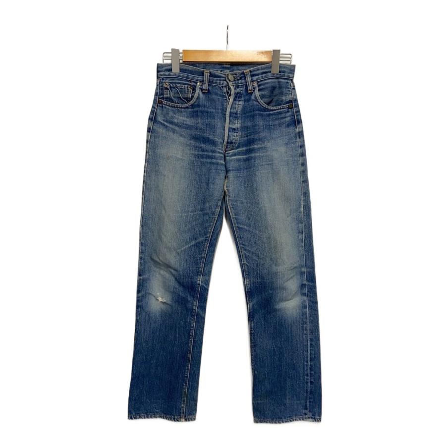 501 66前期　股下ダメージあり Levi's◇70s/501/66前期/実寸W28/ボタン裏6/股下リペア/ダメージ有