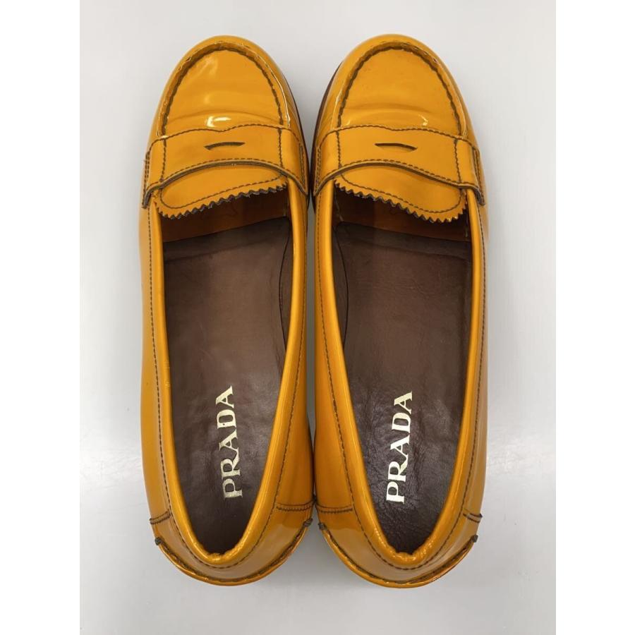 PRADA◇ローファー/36.5/CML/エナメル/キャメル : セカンドストリート 