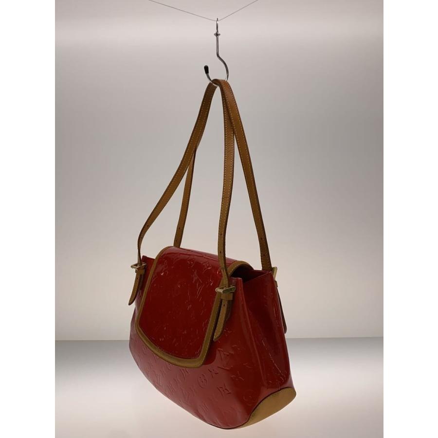 LOUIS VUITTON◇ビスケインベイPM_モノグラム・ヴェルニ/エナメル/RED 