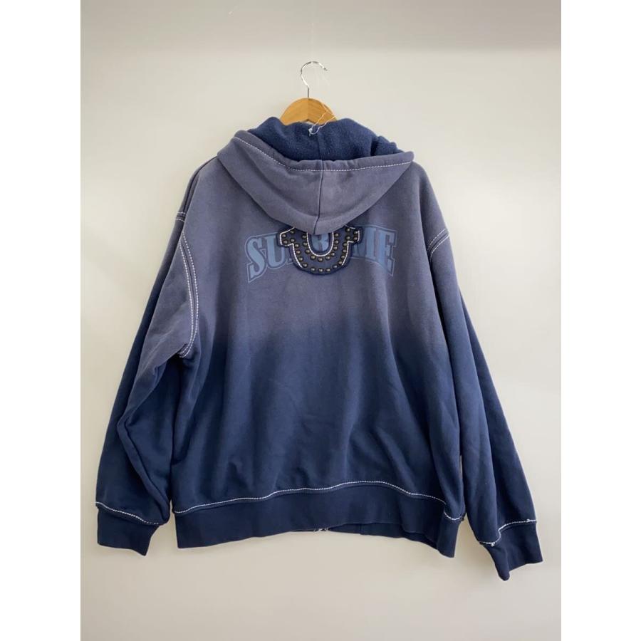 Supreme◇×TRUE RELIGION/ジップパーカー/XL/コットン/NVY/無地