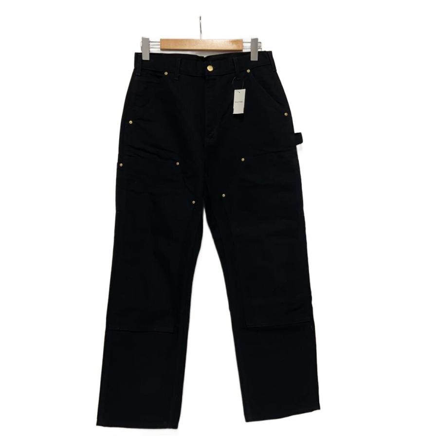 カーハートダブルニー US購入(38×28)黒 Carhartt◇USA製/ダブルニー/状態良好/ペインターパンツ/32×30/BLK