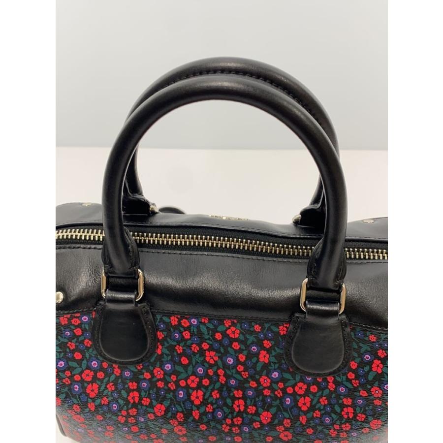 COACH◇ミニ ベネット サッチェル/2wayショルダーバッグ/レーヨン/BLK