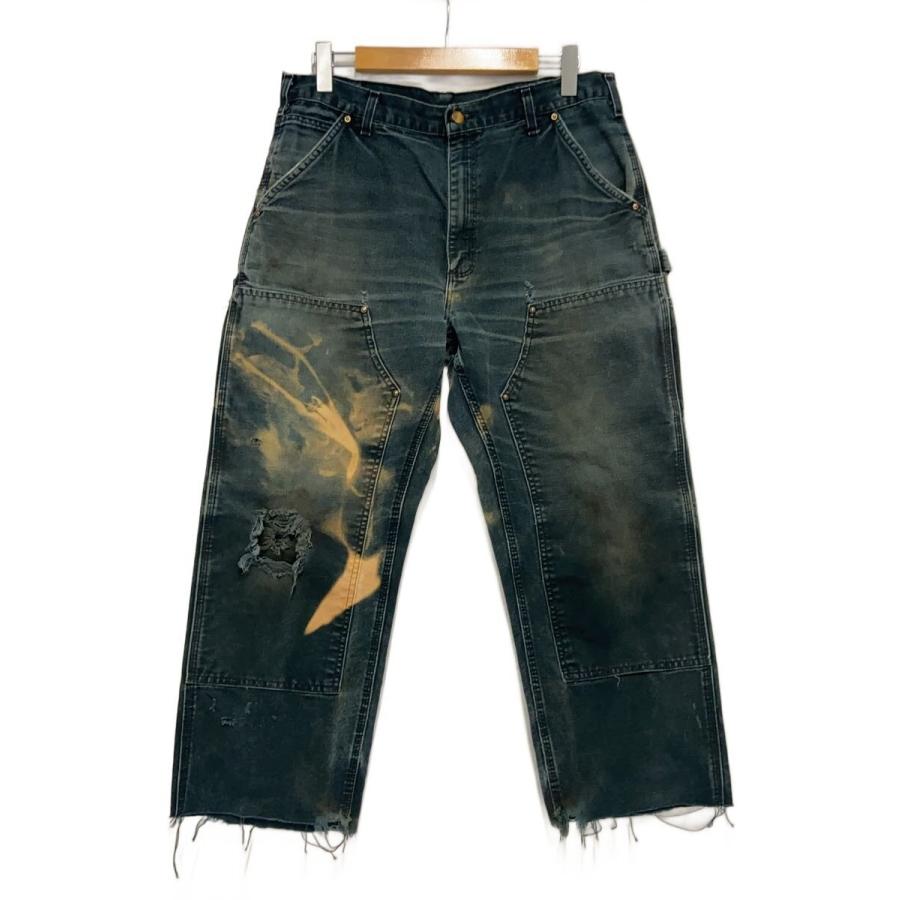 M*o様 carhartt カーハート ダブルニー　36/34 Carhartt◇ダブルニー/ペインターパンツ/36/コットン/BLK// : セカンド