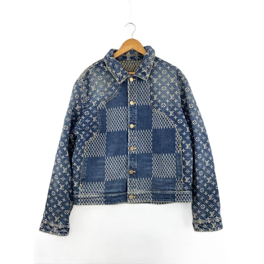 LOUIS VUITTON◇×NIGO/ジャイアントダミエウェーブスモノグラムデニム
