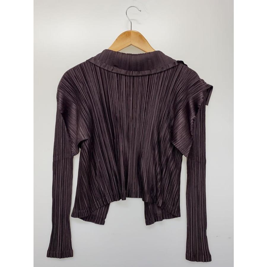 PLEATS PLEASE ISSEY MIYAKE◇襟フリルプリーツカーディガン(薄手)/4