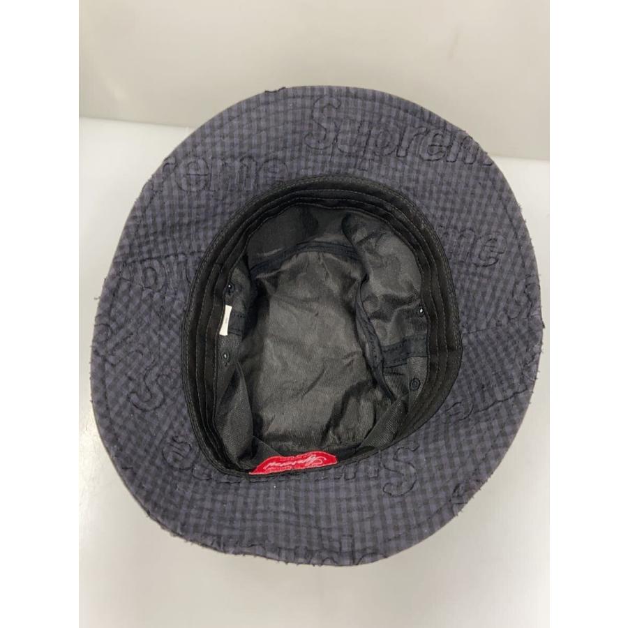 Supreme◇26SS/MONOGRAM GINGHAM CRUSHER/バケットハット/M/コットン
