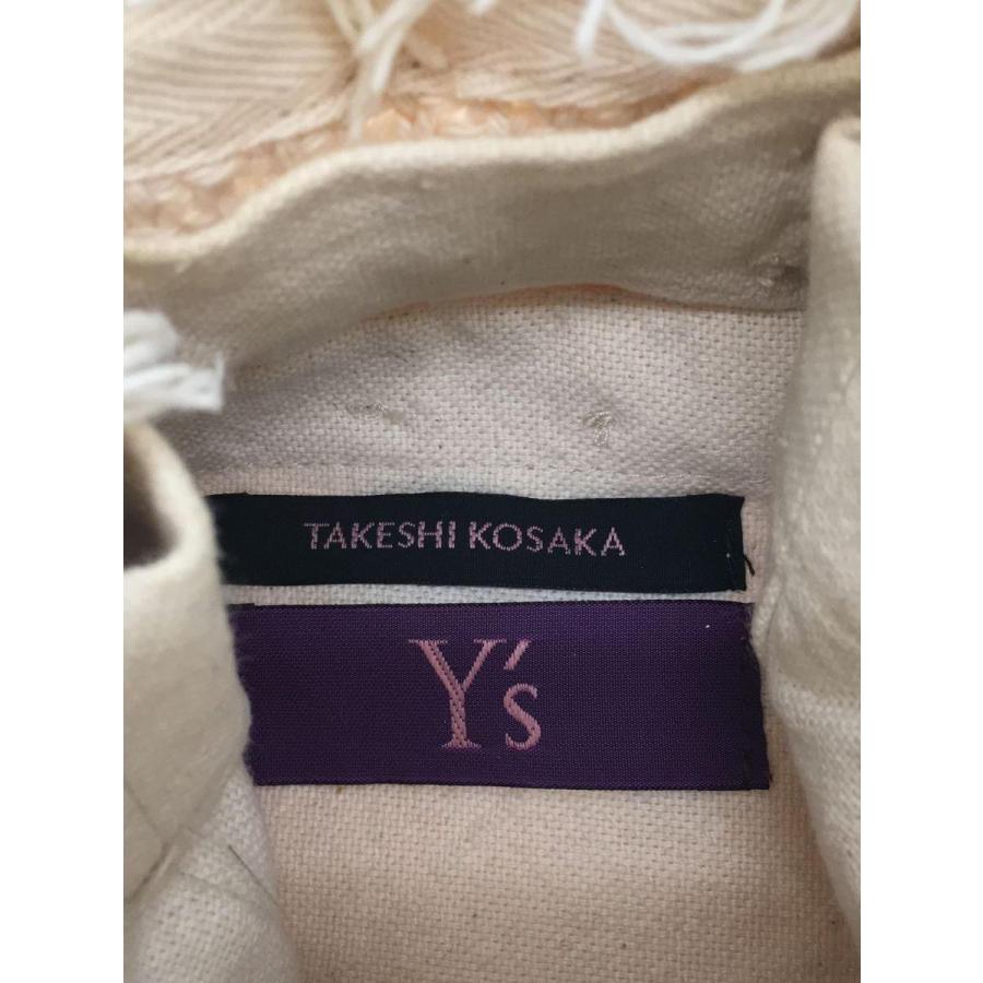 今季ブランド TAKESHI KOSAKA by Y’s Pink Label◆18SS/ハンドバッグ/コットン/CRM/YW-I41-036