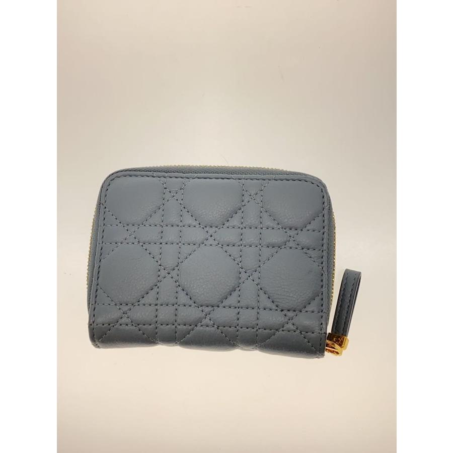 Christian Dior◇Dior Caro Scarlet ウォレット/レザー/BLU Christian Dior◇Dior Caro Scarlet ウォレット/レザー/BLU