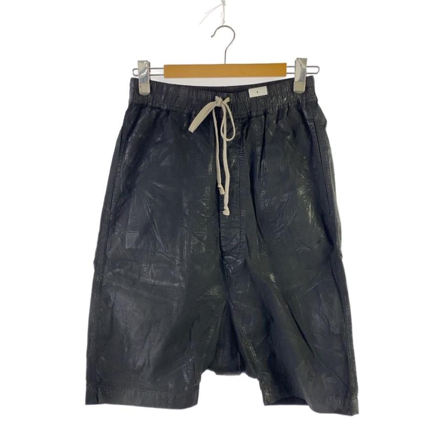 RICK OWENS DRKSHDW◇WAXコーティングPODS/ショートパンツ/S/コットン