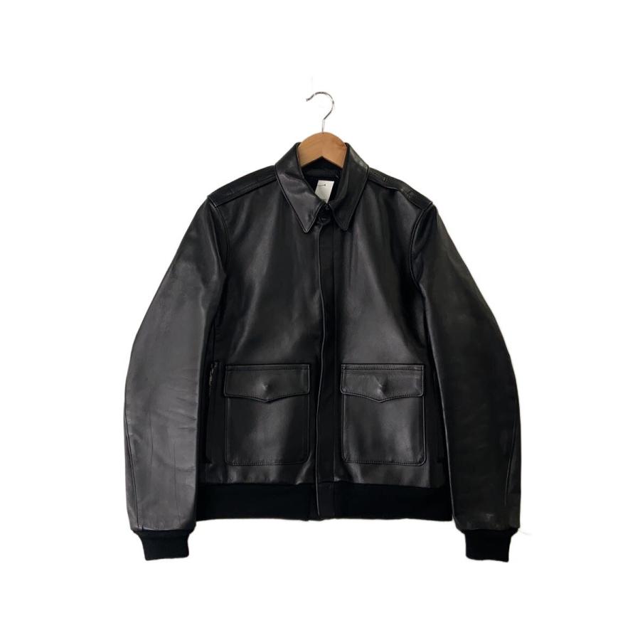 LAD MUSICIAN◇A-2/フライトジャケット/42/レザー/BLK : セカンド