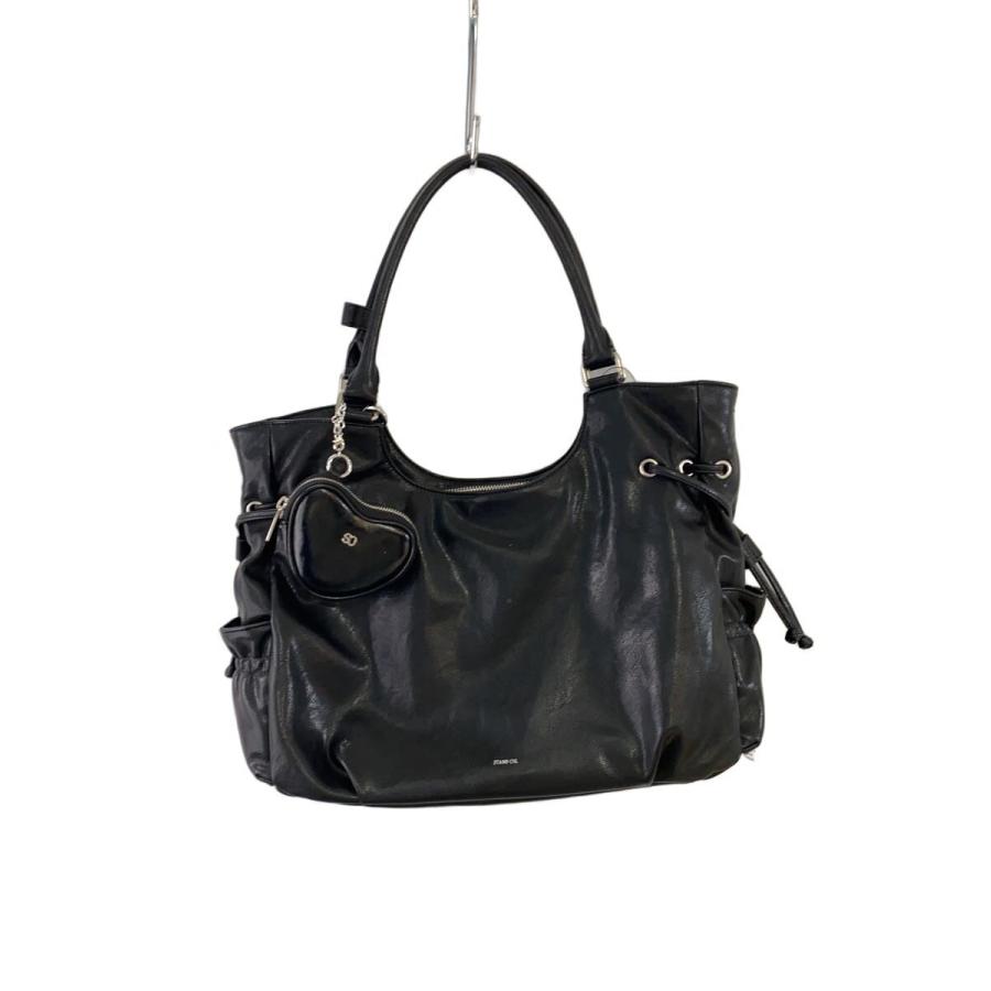 STAND OIL◇Breezy/バッグ/レザー/BLK/無地 : セカンドストリートYahoo