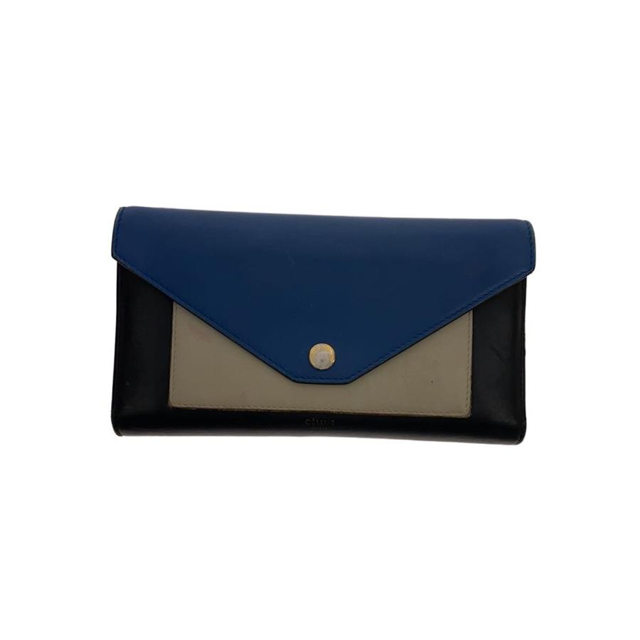 CELINE◇長財布/レザー/NVY/レディース : セカンドストリートYahoo!店