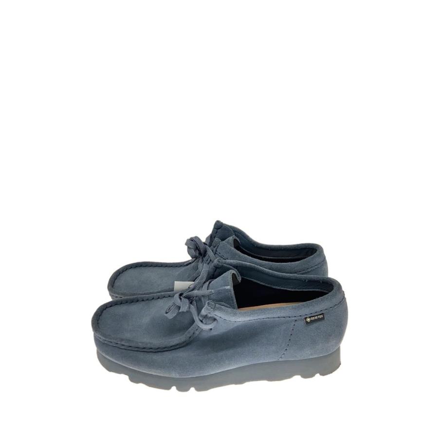 Clarks◇Wallabee GTX/ワラビー/シューズ/25.5cm/NVY/ゴアテックス