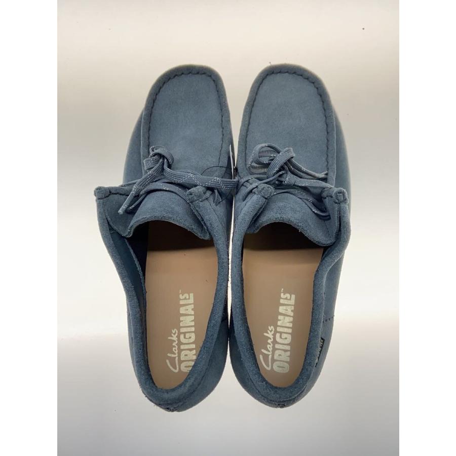 Clarks◇Wallabee GTX/ワラビー/シューズ/25.5cm/NVY/ゴアテックス