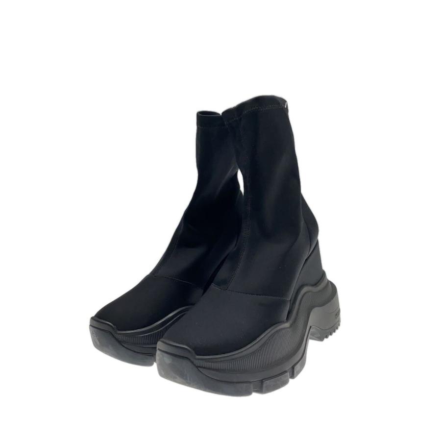 YELLO◇DOUBLE SNEAKER SHORT BOOTS/ブーツ/M/BLK : セカンド