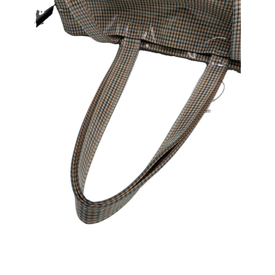 TEMBEA◇PAPERTOTE MEDIUM/トートバッグ/PVC/CML/チェック