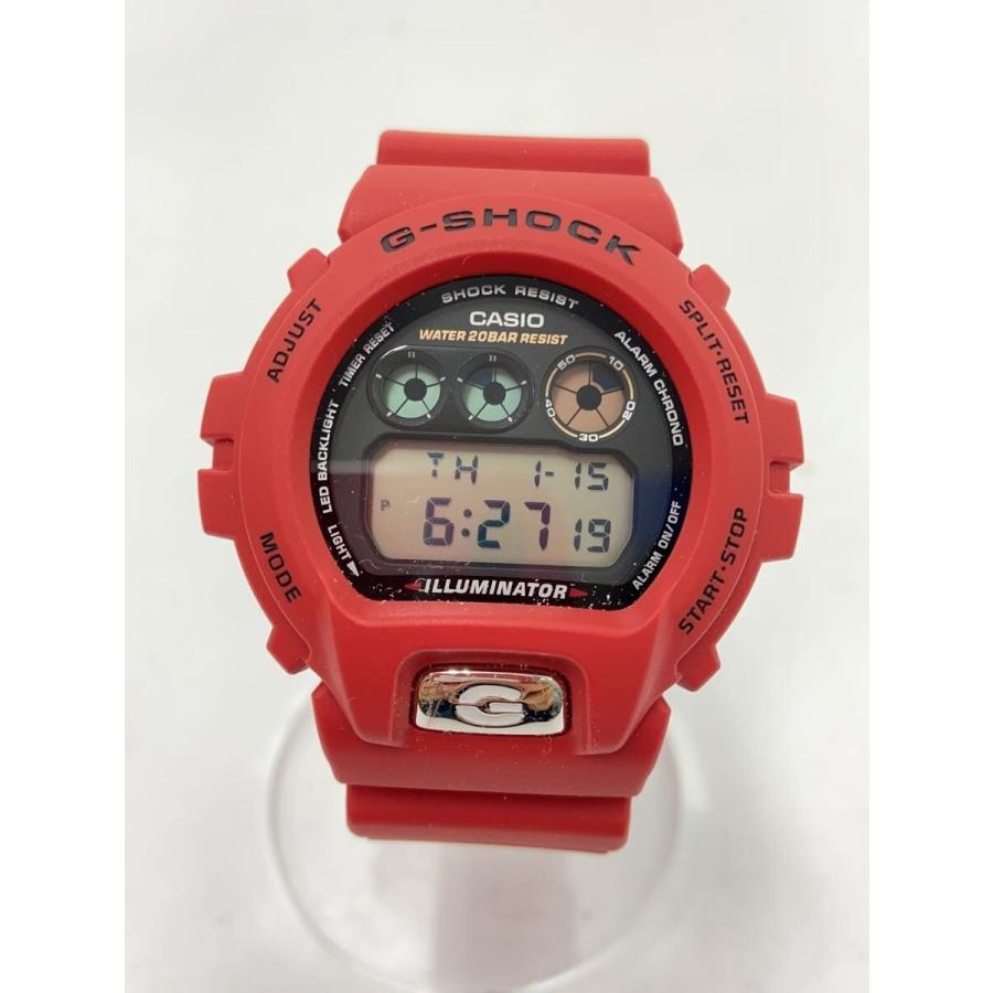 美品CASIO G-SHOCK デジタル 腕時計 レッド CASIO◇クォーツ腕時計_G-SHOCK/デジタル/ラバー/RED : セカンド
