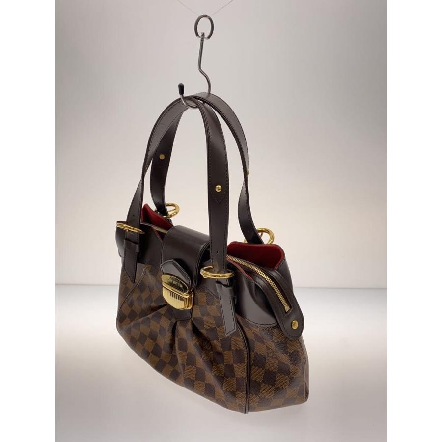LOUIS VUITTON◇システィナMM_ダミエ・エベヌ/PVC/BRW LOUIS