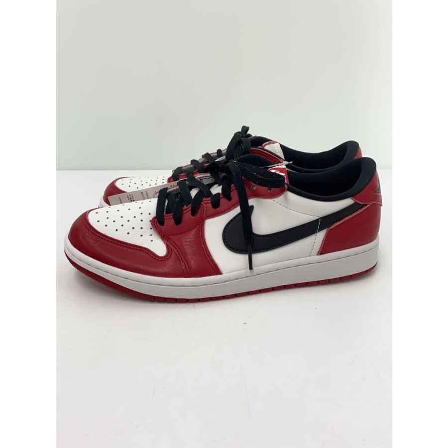 NIKE◇AIR JORDAN 1 RETRO LOW OG_エア ジョーダン OG/27.5cm/RED/レザ