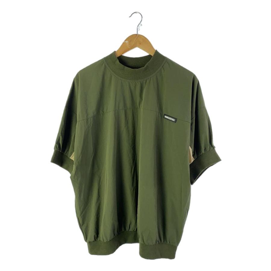 WIND AND SEA◇NYLON S/S PULLOVER/Tシャツ/L/ナイロン/KHK/WDS-20S2 