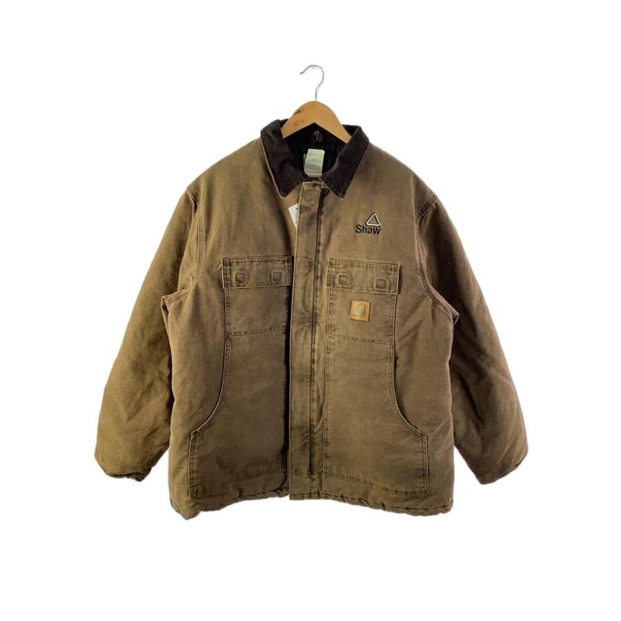 Carhartt◇ジャケット/XL/コットン/BRW/C26 CHT : セカンド