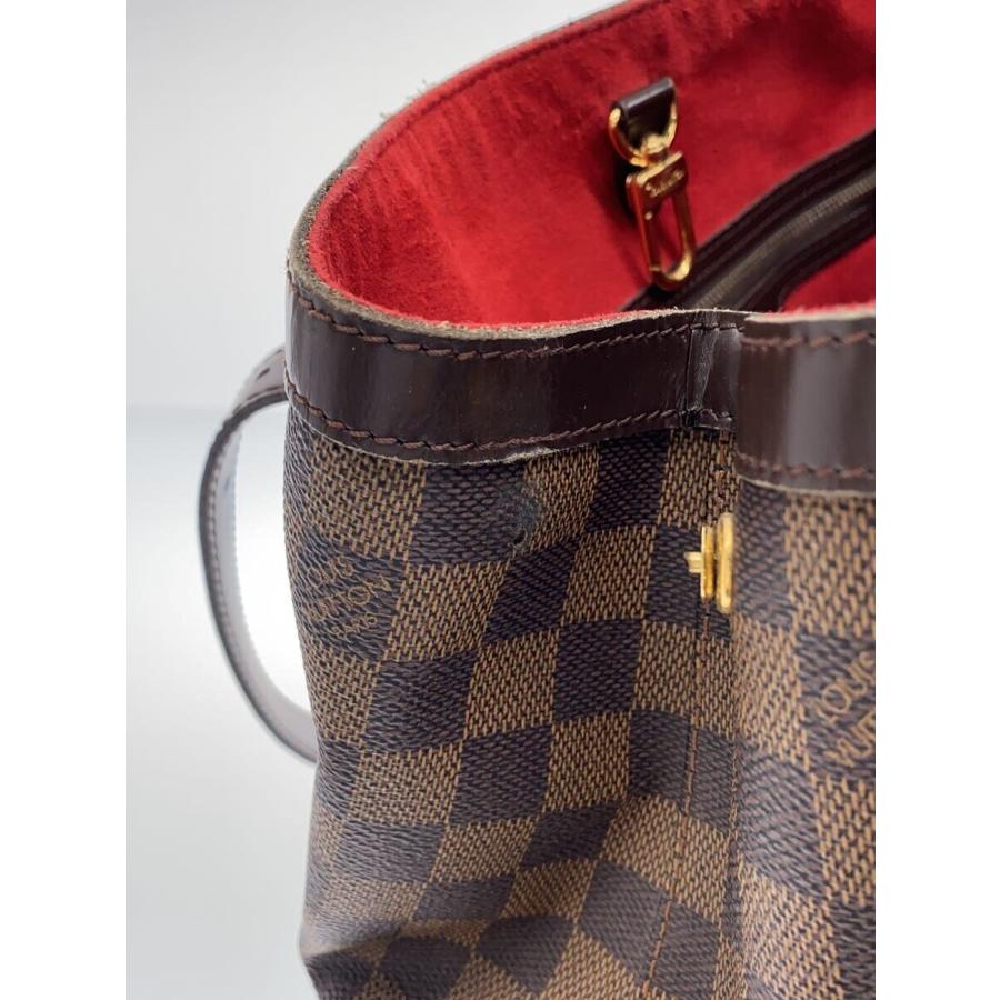 LOUIS VUITTON◇ブレラ_ダミエ・エベヌ/PVC/BRW LOUIS VUITTON（ルイ 