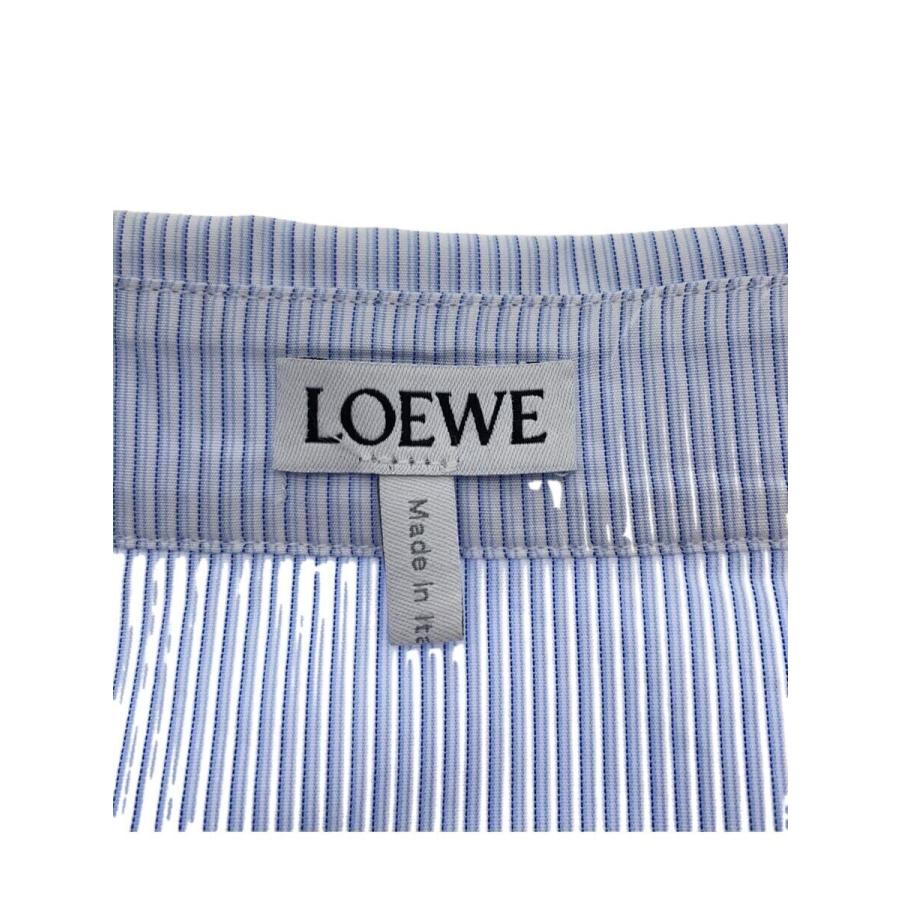 LOEWE◇長袖シャツ/--/コットン/BLU/ストライプ/h526y05wb8