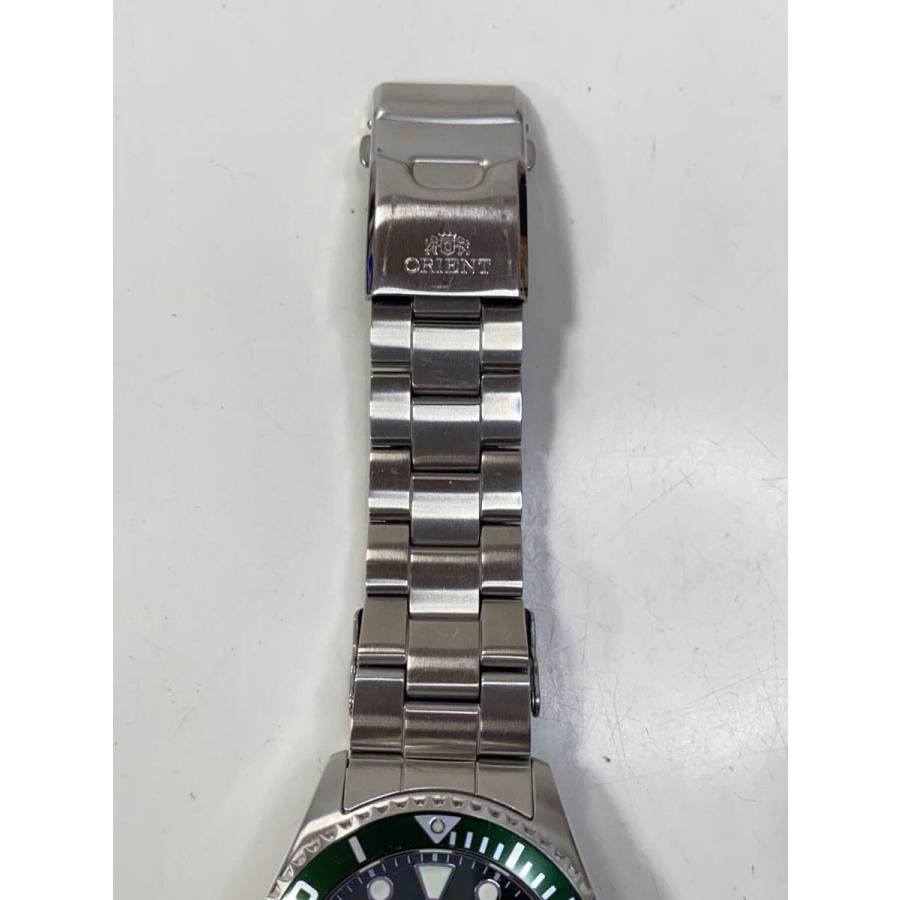 ORIENT◇自動巻腕時計/アナログ/ステンレス/GRN/SLV/F672-UAK0