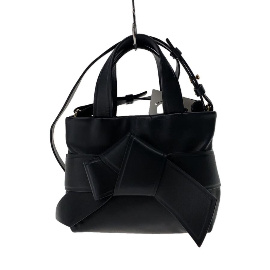 Acne Studios(Acne)◇ショルダーバッグ/レザー/BLK/無地 : セカンド 