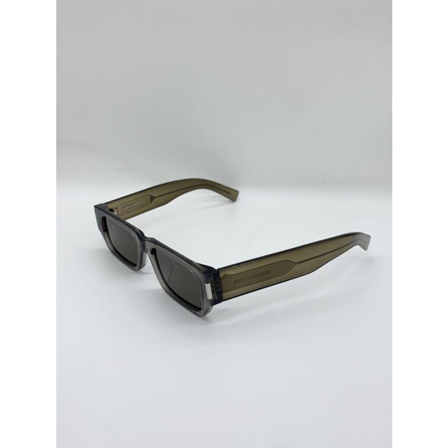 SAINT LAURENT◇サングラス/--/プラスチック/GRY/BLK/メンズ/SL 660/F