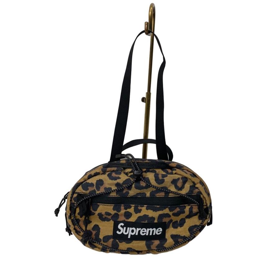 Supreme◇ウエストバッグ/ナイロン/CML/レオパード : セカンド