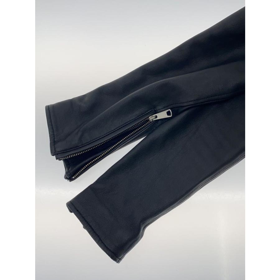 LHP ダブルライダースジャケット 羊革 レザー L.H.P◇ダブルライダースジャケット/M/羊革/BLK : セカンドストリート