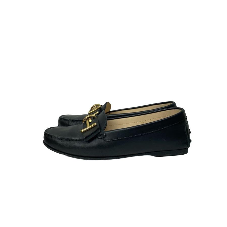 TOD'S◇ローファー/34/BLK/レザー// : セカンドストリートYahoo!店