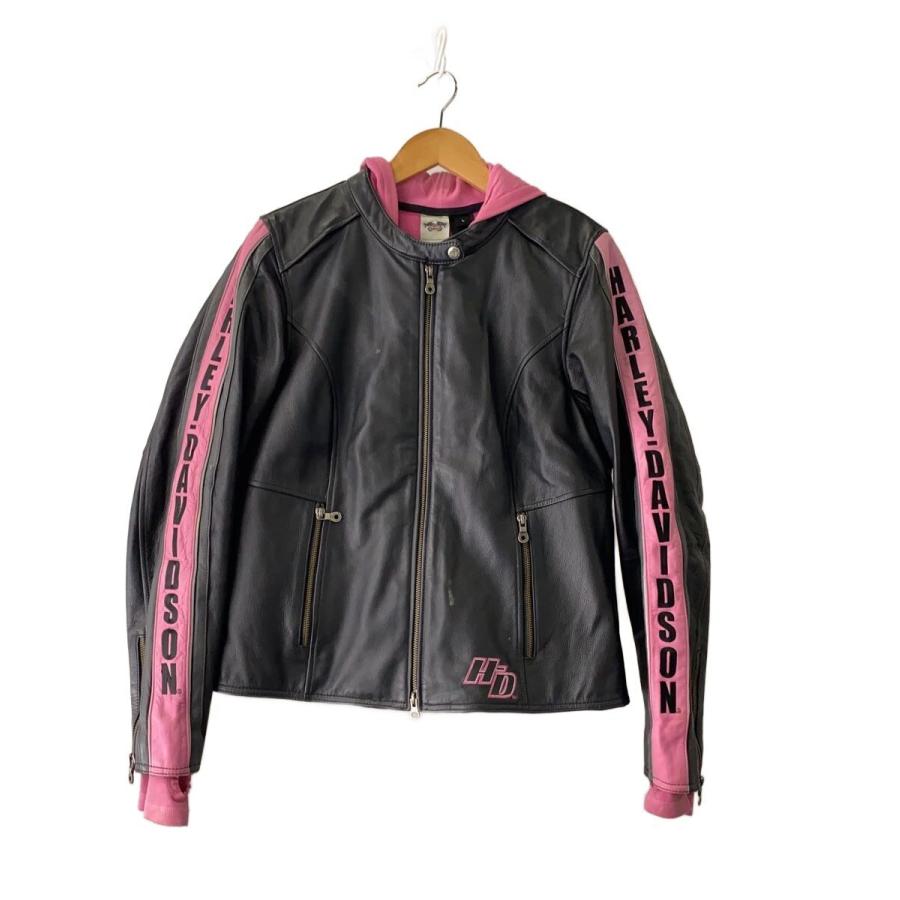 HARLEY DAVIDSON◇レザージャケット・ブルゾン/L/レザー/BLK/97079