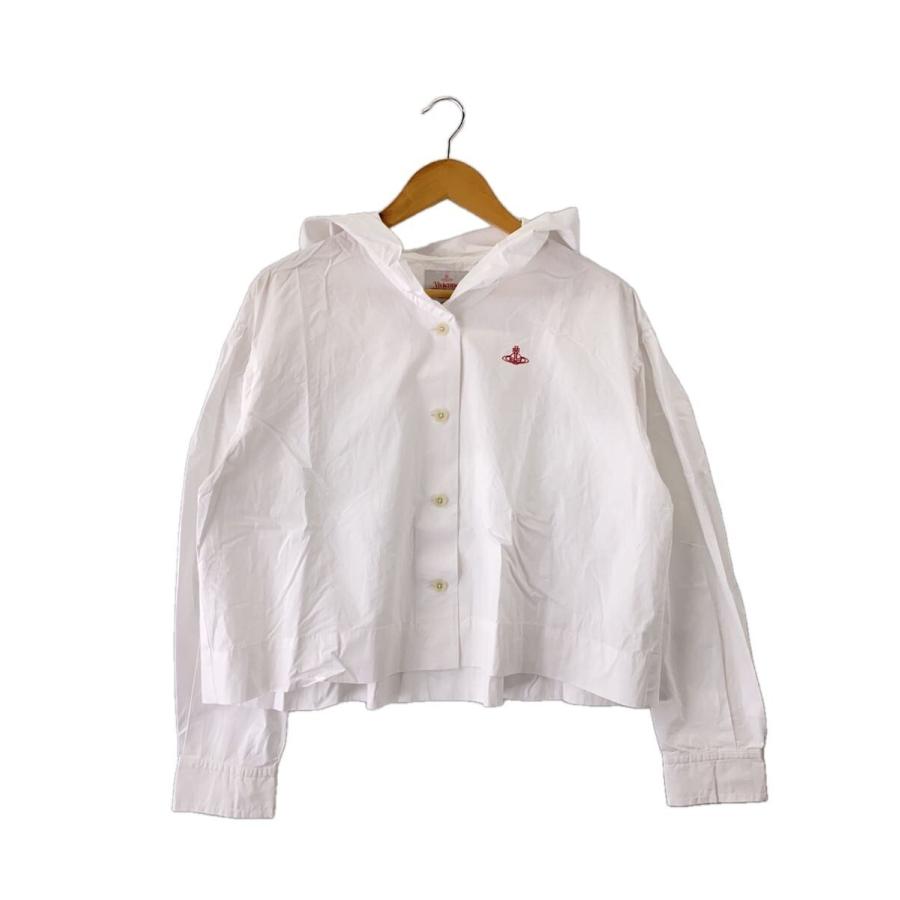 Vivienne Westwood RED LABEL◇長袖シャツ/--/コットン/WHT/16-12