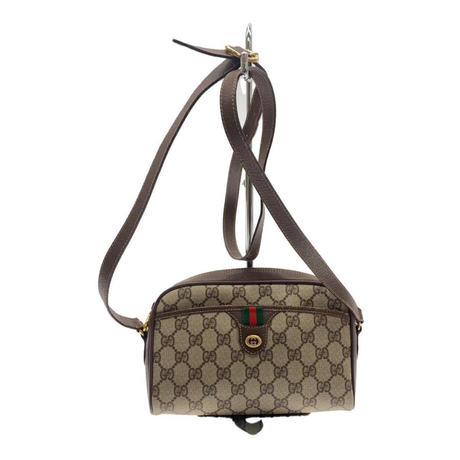 GUCCI◇オールドグッチ/シェリーライン/GG/ショルダーバッグ/PVC GUCCI◇オールドグッチ/シェリーライン/GG/ショルダーバッグ/PVC