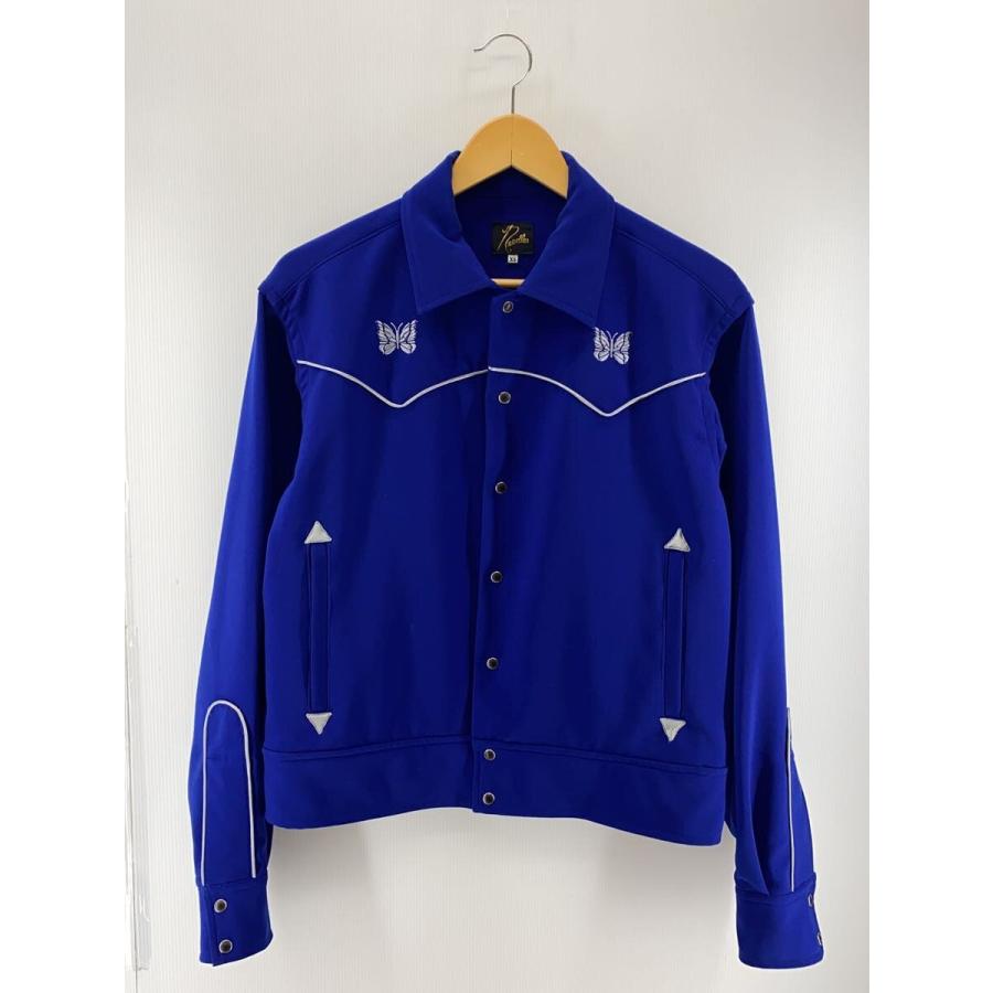 Needles◇Piping Cowboy Jacket/ブルゾン/XS/ポリエステル/BLU Needles◇Piping Cowboy Jacket/ブルゾン/XS/ポリエステル/BLU