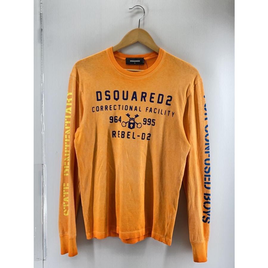 DSQUARED2◇長袖Tシャツ/S/コットン/ORN/s74gc0932 : セカンド 