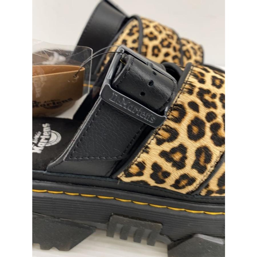 Dr.Martens◇厚底サンダル/UK3/BLK/41110200/MATTISON/レオパード