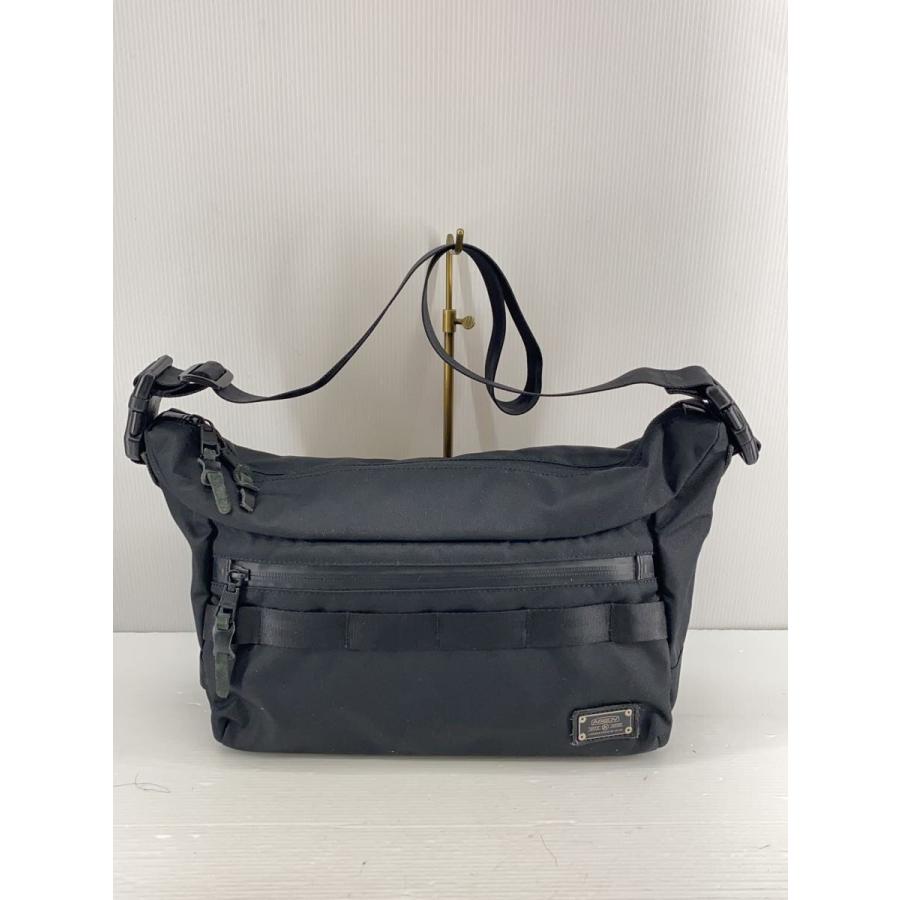 AS2OV◇cordura dobby 2way bag/ショルダーバッグ/--/BLK : セカンド