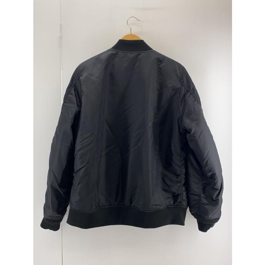 A BATHING APE◆SHARK MA-1/ジャケット/L/ポリエステル/BLK/001HJK801006Mの画像